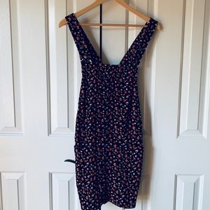 Overalls dress with adjustable straps